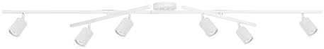 6-Light Track Ceiling Matte White