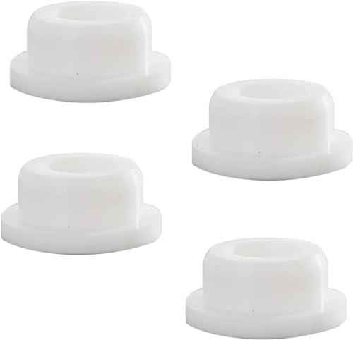 4-Piece Silicone Sink Overflow Cover for Kitchen Bath White