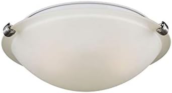 Seagull Lighting Two Light Ceiling Flush Mount White