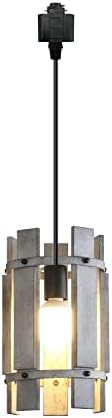 Halo Track Lighting Rustic Natural Pendant
