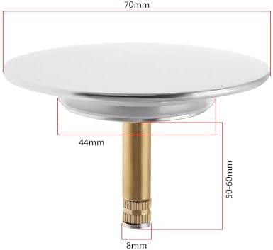 70mm Bathroom Sink Drain Plug Stopper