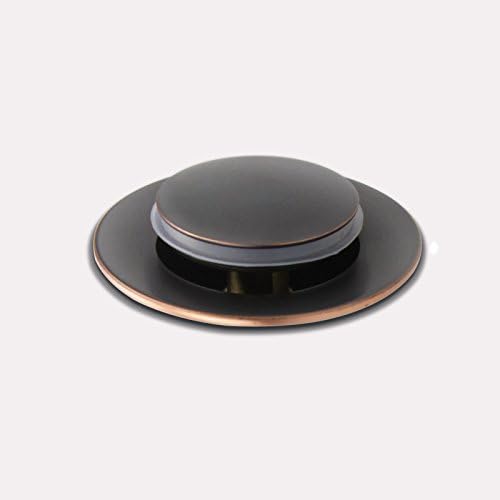 Durable Oil-Rubbed Bronze Sink Drain Stopper No Overflow 119 GPM Fit Install