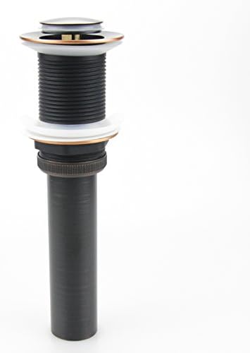 Durable Oil-Rubbed Bronze Sink Drain Stopper No Overflow 119 GPM Fit Install