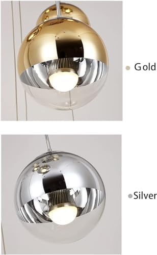 Modern Simple Spiral Staircase Chandelier with Adjustable Height