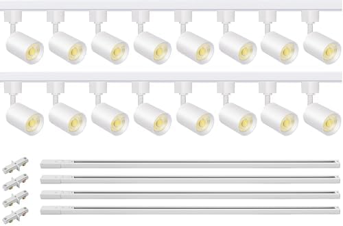 VANoopee 16-Light LED Track Lighting Kit
