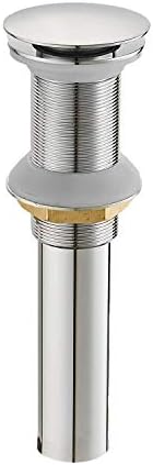 BWE Chrome Pop Up Sink Drain - 1-12 to 1-34 Sink Hole