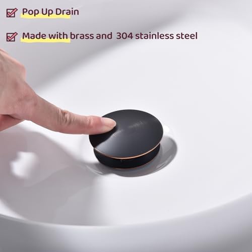 Bathroom Sink Drain Enhancer - Durable Effortless Overflow Stopper