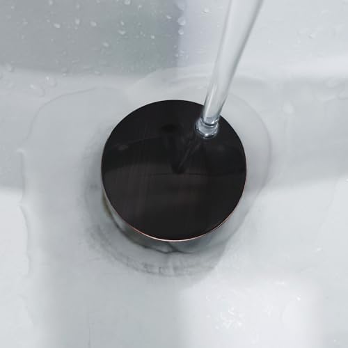 Pop Up Sink Drain Stopper Overflow Oil Rubbed Bronze