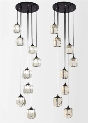 Luxury Duplex Spiral Chandelier for Home