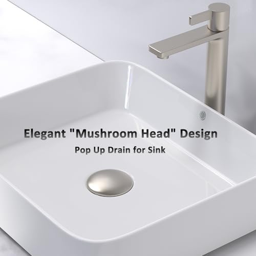 Sturdy Metal Sink Drain with Basket