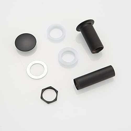 Bathroom Sink Drain Pop Up Stopper Matte Black