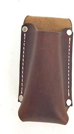 Leather Flashlight Holster for Nebo Slyde Dark Brown