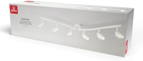 Globe Electric 59353 Grayson 6-Light S-Shape Track Lighting