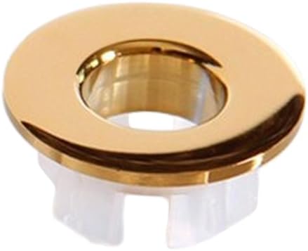 Qianly 2x Sink Overflow Cover Basin Insert for Bathroom and Kitchen