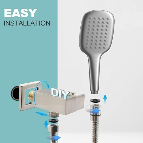 ike Nickel Shower Head Handheld