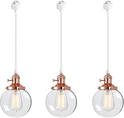 Sturdy Hang-Free 3-Light Copper Pendant for Exposure Style