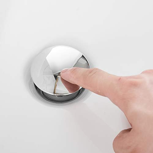 BWE Chrome Pop Up Sink Drain - 1-12 to 1-34 Sink Hole