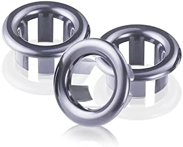SKYPIA 3X Bathroom Kitchen Sink Overflow Cover Basin Tidy Insert Single