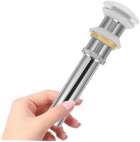 DECOMELODY White Ceramic Sink Drain Filter