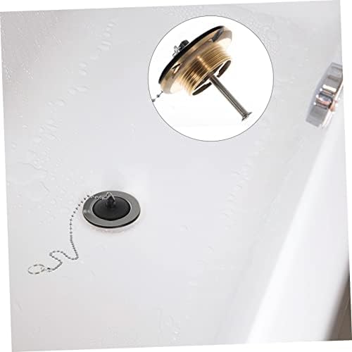 Angoily Copper Sink Bathtub Drain Stopper Durable Easy to Install