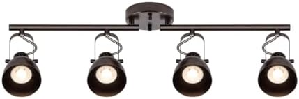 Bright warm sleek 4-light track kit