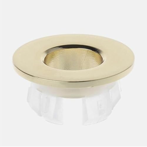 Qianly 2x Sink Overflow Cover Basin Insert for Bathroom and Kitchen