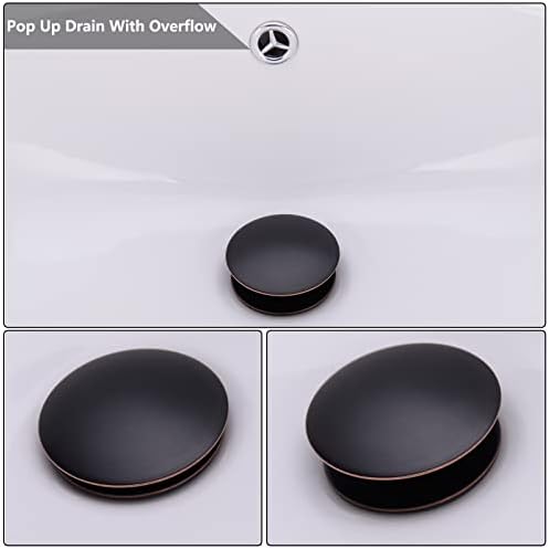 Perfect Oil Rubbed Bronze Sink Drain with Overflow for Safety Style
