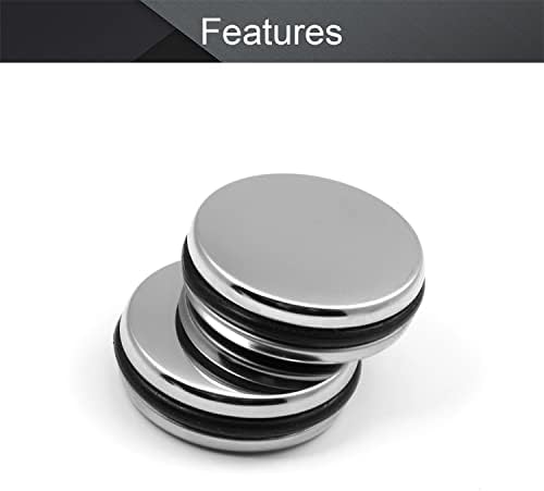 Double Pack of 355mm Sink Plug Stoppers for Bathrooms Kitchens