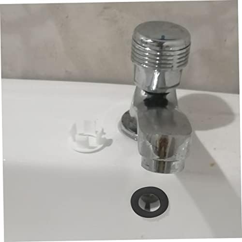 4-Piece Brass Overflow Sink Covers Premium Ceramic Finish Drains