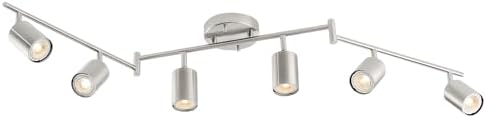 VONLUCE 6-Light LED Track Lighting Kit with Rotating Components