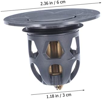 Angoily Copper Bathroom Sink Drain Plug Set