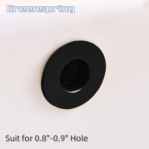 Bass Insert Sink Basin Trim Overflow Drain Cover Matte Black Buy Now