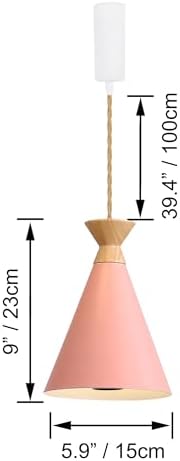 BK-100 Macaron Pink Full Spectrum Track Pendant Light