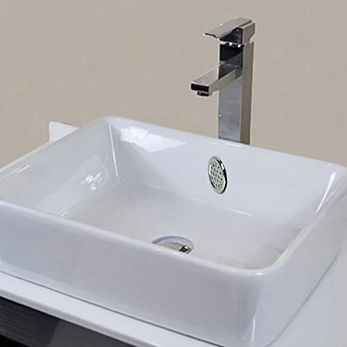 OdinestBathroom Sink Overflow Plug Set with Chrome Silver Mesh