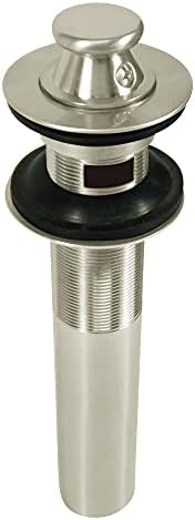 Kingston Brass Lift Turn Sink Drain for Bathroom 225x225x8125 inches Brushed Nickel