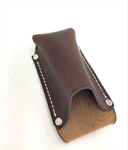 Leather Flashlight Holster for Nebo Slyde Dark Brown