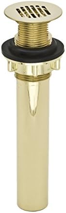 Elegant Polished Brass Sink Drain System for Vanities