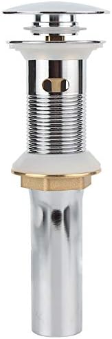 Pop Up Sink Drain with Overflow Chrome
