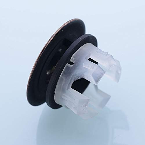Solid Brass Sink Overflow Cap Round Hole Cover for Bathroom Basin