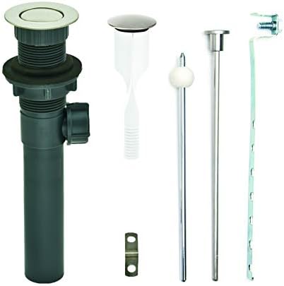 PF0324-BN-GR-NO PermaFLOW Magnetic Sink Drain No Clog Easy Durable