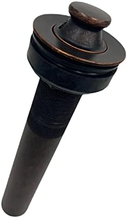 15 Inch Aged Copper Lift and Turn Drain for Bath Sinks