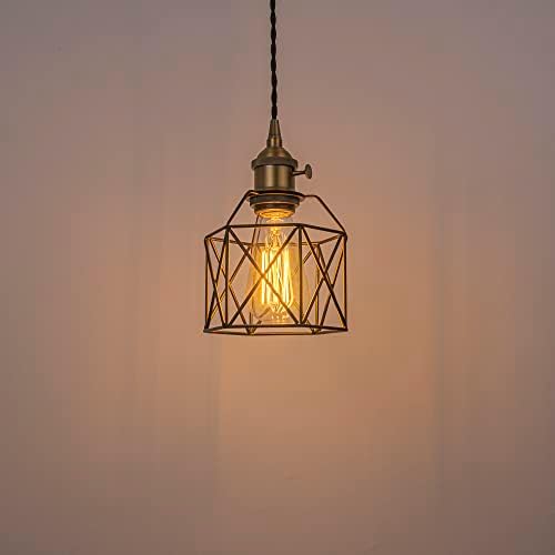 Sturdy Metal Pendant Light Set with Adjustable Cord