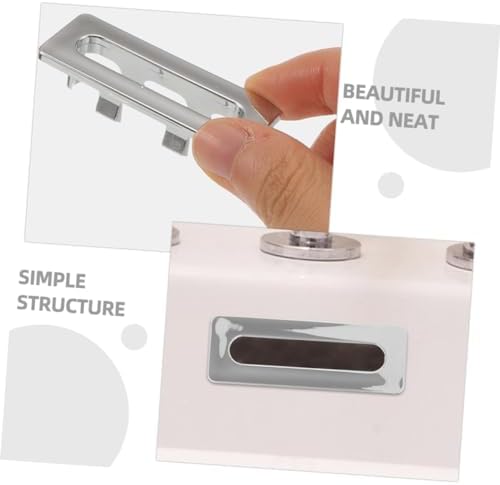 KONTONTY10PCS Wash Basin Sink Overflow Drain Cover Cap Hole Plug Ceramic Bath Fixtures