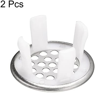 Uxcell Sink Overflow Cover 2Pcs Stainless Steel Drain Ring