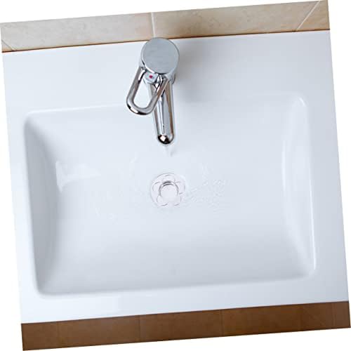 2pcs Bathtub Drain Anti Block Universal Sink Stopper Sturdy Easy to Clean Silver