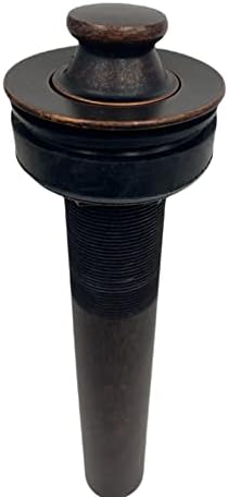 15 Inch Aged Copper Lift and Turn Drain for Bath Sinks