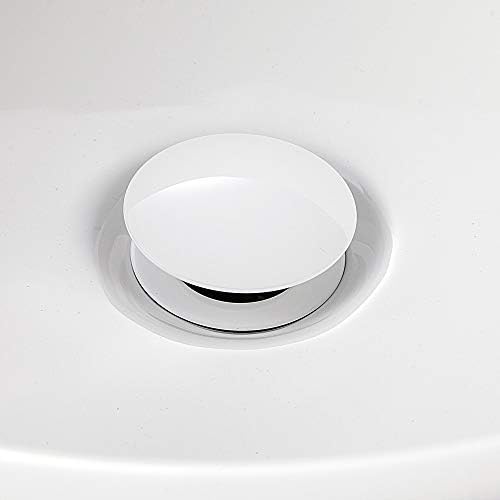 Gaosin Solid Brass White Bathroom Faucet Sink Drain Stopper