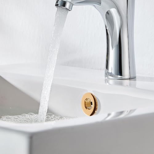 Qianly 2x Sink Overflow Cover Basin Insert for Bathroom and Kitchen