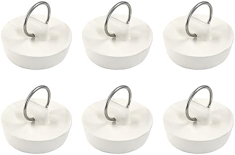 protect leaks 1-12 inch sink stopper 6 pack