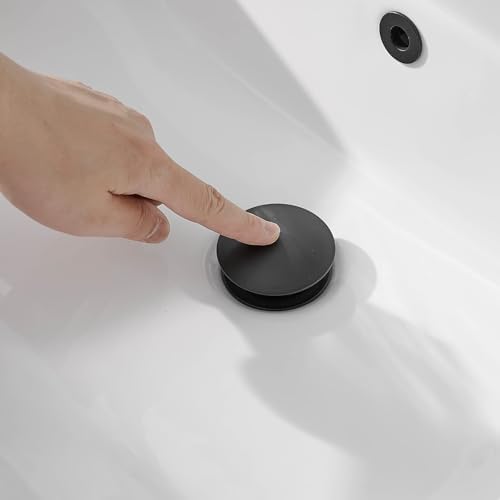 Greenspring Matte Black Bathroom Sink Drain Stopper